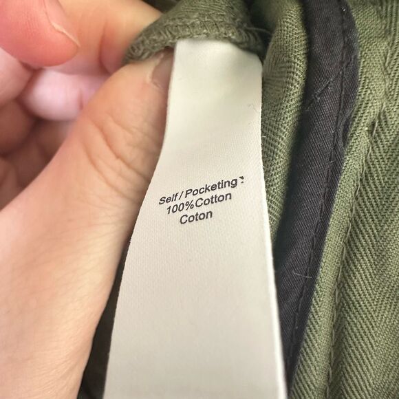 Marissa Webb Women’s 0 Olive Green Laszlo High Rise Lace Up Straight Pants - Picture 5 of 5